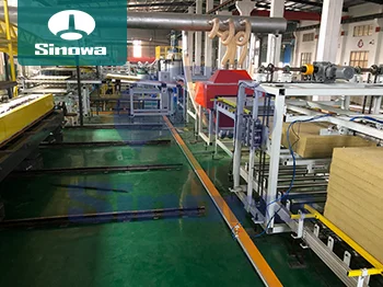 Chinese Low Price Rockwool Sandwich Panel Machine For Sale